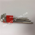 China Ball head long hex key with 9 pcs Factory